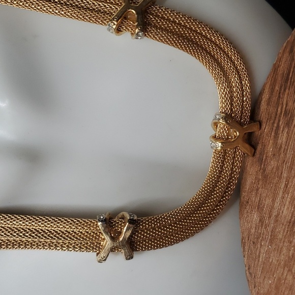 N3414 X estate necklace mesh‎ rope chain - Picture 2 of 2